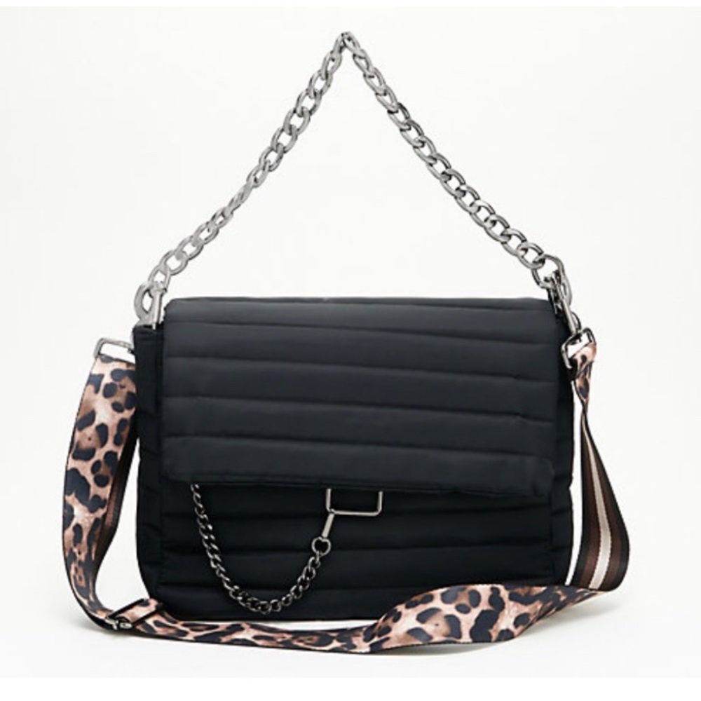 Stylish Black Quilted Shoulder Bag